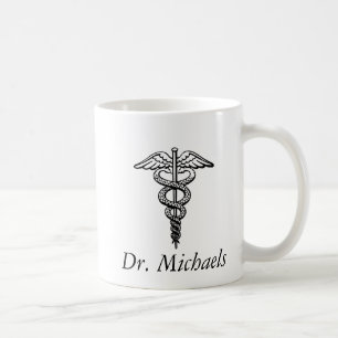 Taza De Café El símbolo del caduceo