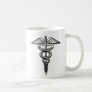 Taza De Café El símbolo del caduceo