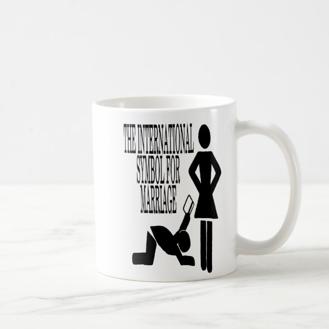 Taza De Café El símbolo internacional para la boda (Derecha)
