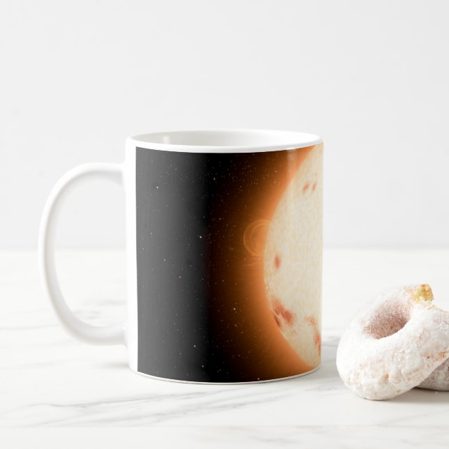 Taza De Café El sistema Kepler-16. (Con donut)
