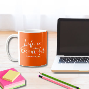 Taza De Café El sitio web de la marca Life is Beautiful Blog -