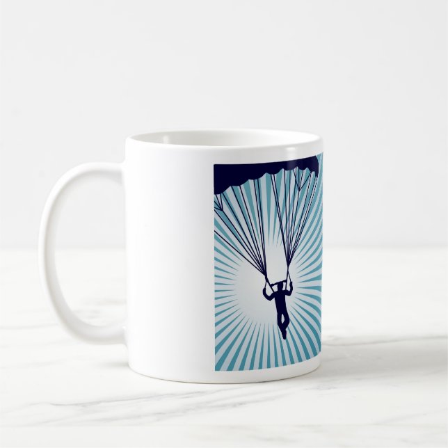 Taza De Café el skydiving altísimo (Izquierda)