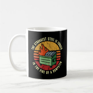 Taza De Café El Sl Más Fuerte Se Forja En El Fuego De Un Verted