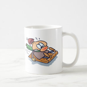 Taza De Café ¡El Sledding, freno para nadie!