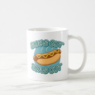 Taza De Café El sol está fuera, las nalgas fuera