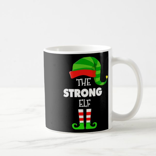 Taza De Café El sólido grupo Elf que coincide con los Navidades (Derecha)