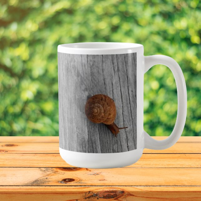 Taza De Café El solitario tazón de café (Lonely Snail Coffee Mug)