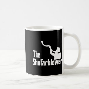 Taza De Café El Soplador del Shofar Rosh Hashanah Rabino Templo