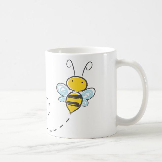 Taza De Café El sorprender de la abeja (Derecha)