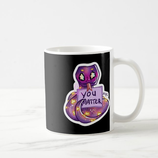 Taza De Café El Sr. Snek Dice Que Su Pegatina (Derecha)