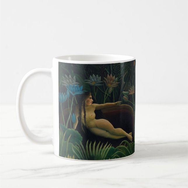 Taza De Café El sueño (Exotique Le Reve) de Henri Rousseau (Izquierda)