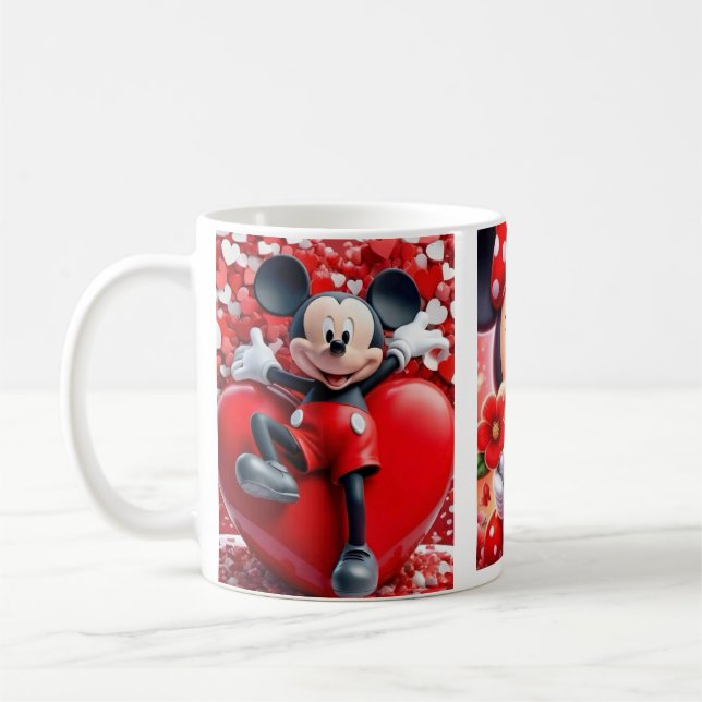 Taza De Café El sueño mágico de Minnie y Micky (Izquierda)