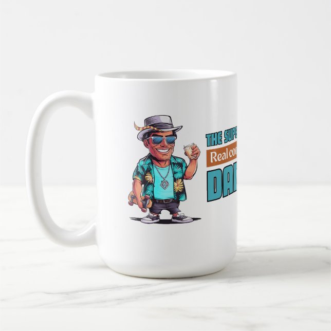 Taza De Café El super real papá genial (Izquierda)