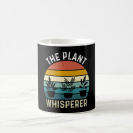 Taza De Café El Susurrador de Plantas Divertido