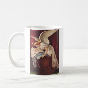 Taza De Café El susurro de ángel cerca de la cuna