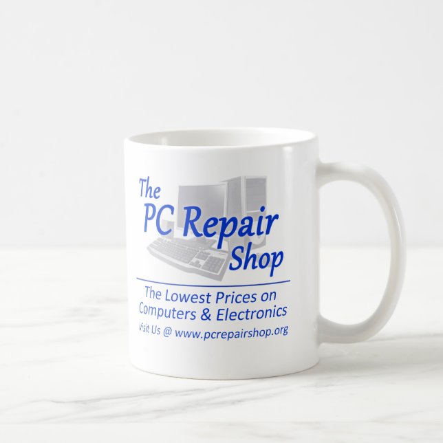 Taza De Café El taller de reparaciones de la PC (Derecha)