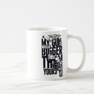Taza De Café El tamaño no importa Una divertida pegatina de com