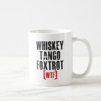 Taza De Café El tango del whisky Foxtrot - WTF - negro