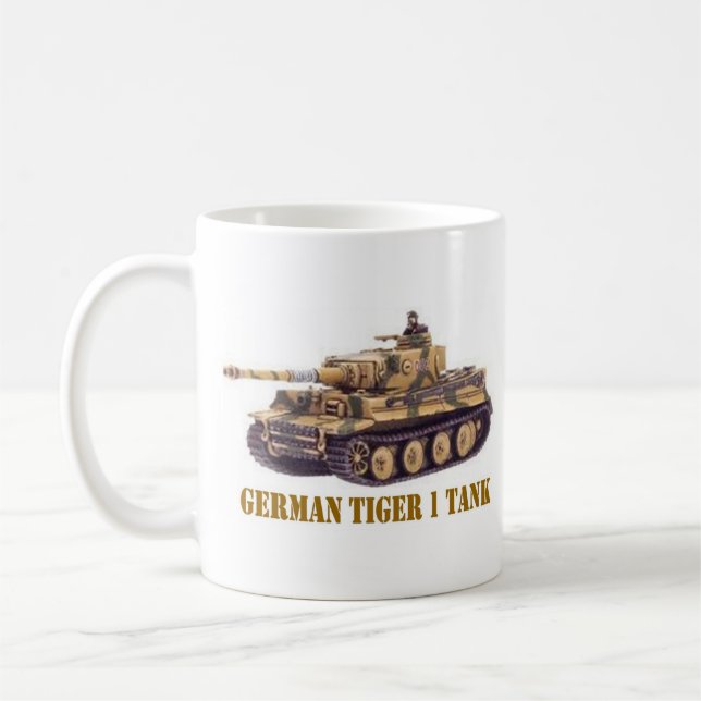 TAZA DE CAFÉ EL TANQUE ALEMÁN DEL TIGRE 1 (Izquierda)