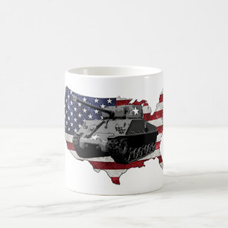Taza De Café El tanque de M4 Sherman