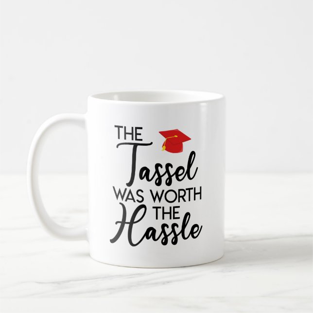 Taza De Café El Tassel Valía El Duelo De Graduación De La Dieta (Izquierda)