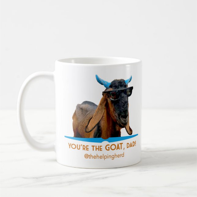 Taza De Café El tazón de café de papá de GOAT (Izquierda)