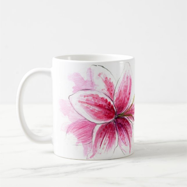 Taza De Café El tazón Lily de Heather French Henry (Izquierda)