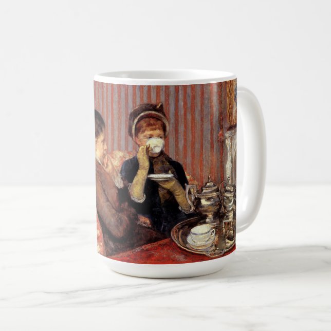 Taza De Café El té de Mary Cassatt Mug (Anverso derecho)