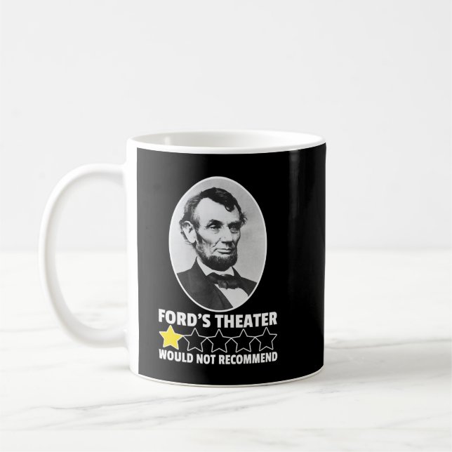 Taza De Café El teatro de Ford no recomendaría a Abraham de una (Izquierda)