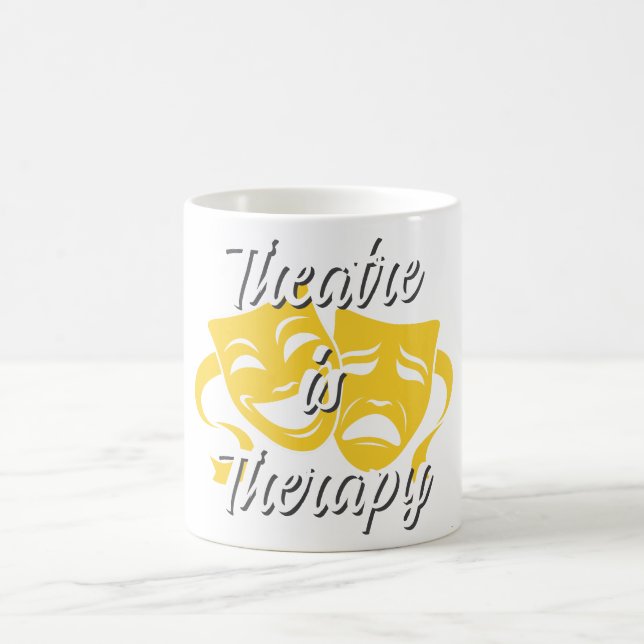 Taza De Café El teatro es terapia (Centro)