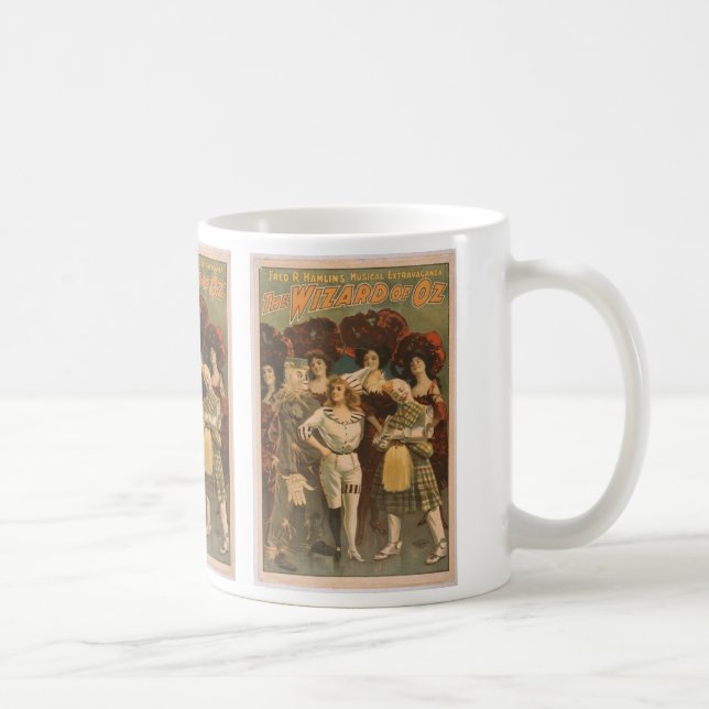 Taza De Café El teatro retro de mago de Oz (Derecha)