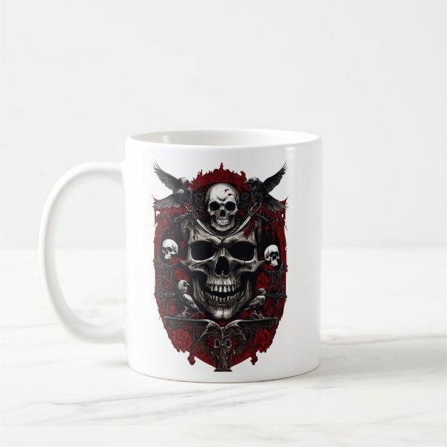 Taza De Café El tema de la muerte mental (Izquierda)