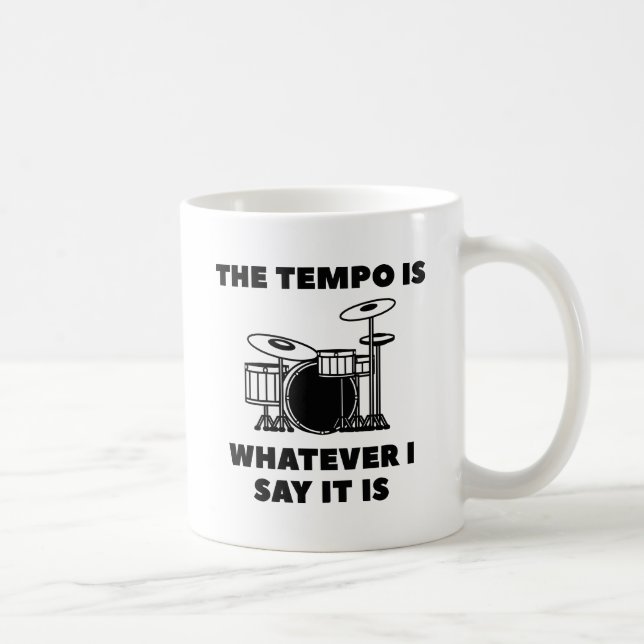 Taza De Café El Tempo Es Lo Que Digo Que Es (Derecha)