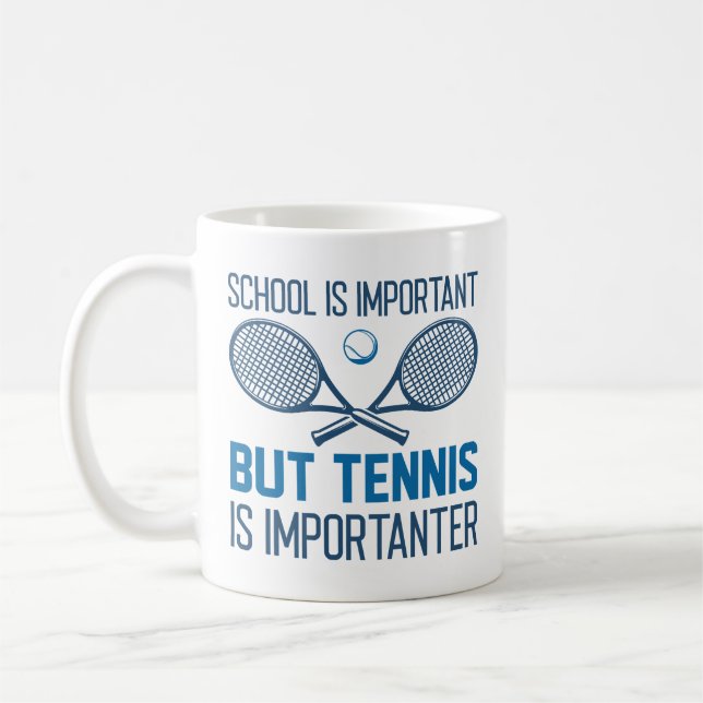 Taza De Café El tenis es importante (Izquierda)