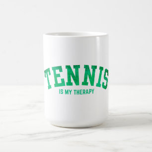 Taza De Café el tenis es mi terapia