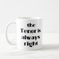 el tenor siempre está bien