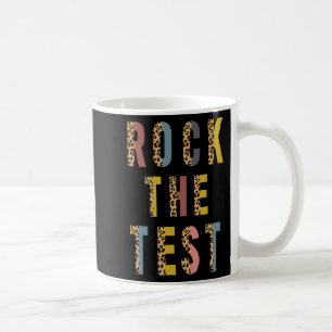 Taza De Café El Test Retro Motivational Testing Day Teacher St