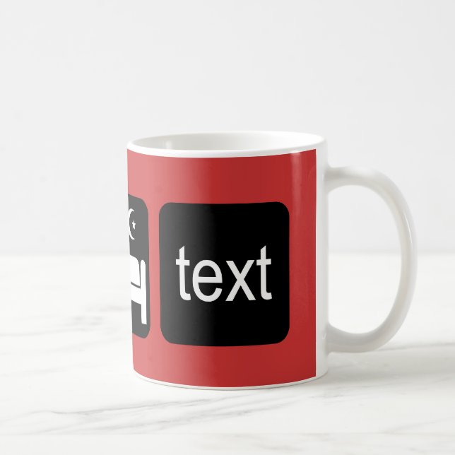 Taza De Café El texting divertido (Derecha)