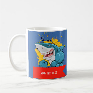 TAZA DE CAFÉ EL TIBURÓN