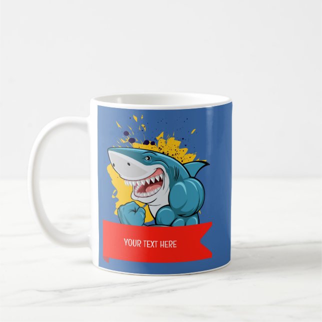 TAZA DE CAFÉ EL TIBURÓN  (Izquierda)