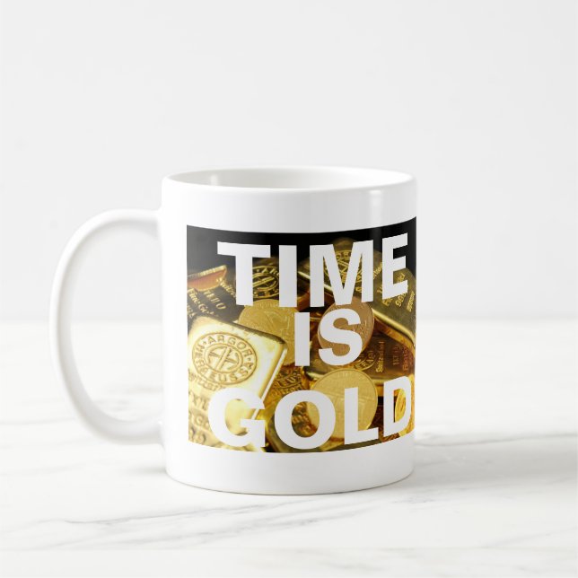 Taza De Café EL TIEMPO DE Mug ES ORO (Izquierda)