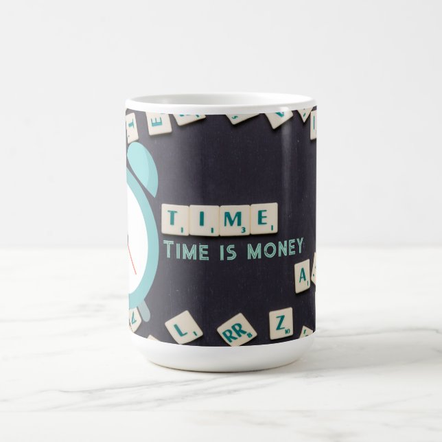 Taza De Café El tiempo es dinero - Mug (Centro)