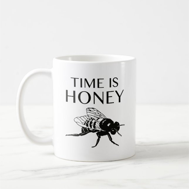 Taza De Café El tiempo es el café de miel (Izquierda)