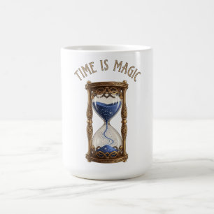 Taza De Café El tiempo es mágico - Mystical Hourglass Fantasy M