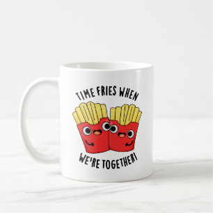 Taza De Café El tiempo se fríe cuando estamos juntos Chiste div