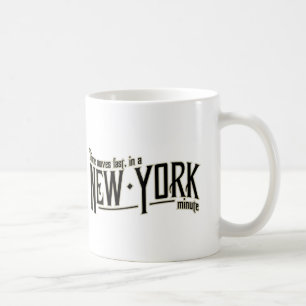 Taza De Café El tiempo se mueve rápidamente en un minuto de