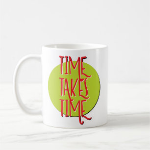 Taza De Café El tiempo toma el tiempo de recuperación de esloga