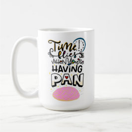 Taza De Café El tiempo vuela cuando tienes pan