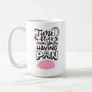 Taza De Café El tiempo vuela cuando tienes pan