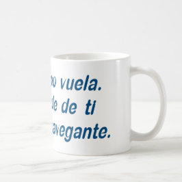 Taza De Café El tiempo vuela. Depende de ti ser el navegante.